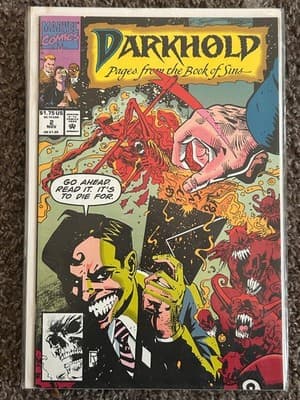 Marvel Darkhold Pages From The Book Of Sins #2 Nov Comic Book Horror Bagged - Image 1