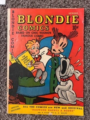 Blondie Comics No 5 Spring 1948 Vintage Comic Book Dagwood Haunts a House 10c - Image 1