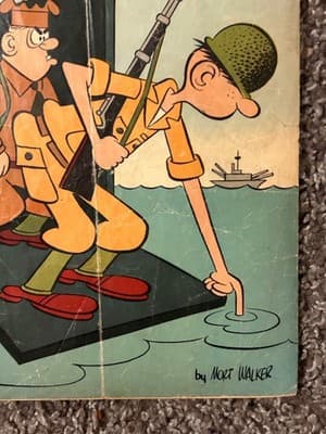DELL Beetle Bailey Comic Nov-Jan Mort Walker Vintage 10c Low Grade Collectible - Thumbnail 4