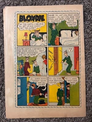 Blondie Comics No 5 Spring 1948 Vintage Comic Book Dagwood Haunts a House 10c - Thumbnail 2