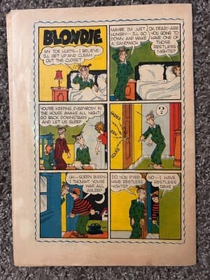 Blondie Comics No 5 Spring 1948 Vintage Comic Book Dagwood Haunts a House 10c - Thumbnail 4