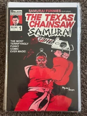 Solson The Texas Chainsaw Samurai #1 Samurai Funnies Comic Parody Bagged VG - Image 1