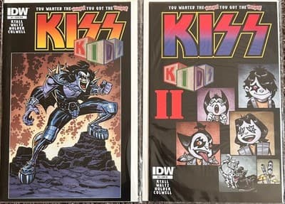 IDW KISS Kids Comic Lot #1 #2 Sub CVR RI Variant Set Bagged Boarded Ryall Art - Image 1