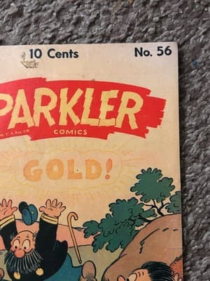 Sparkler Comics No 56 June 10 Cents Vintage Collectible Cover Art Good Reader - Thumbnail 5