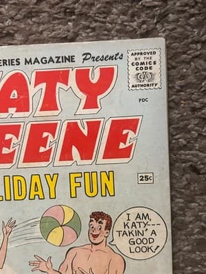 Archie Katy Keene Comic Book No.12 Holiday Fun 25c Archie Giant Series Beach - Thumbnail 4