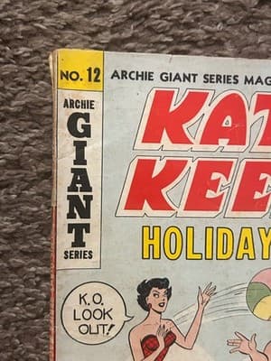 Archie Katy Keene Comic Book No.12 Holiday Fun 25c Archie Giant Series Beach - Thumbnail 3