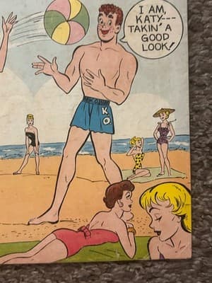 Archie Katy Keene Comic Book No.12 Holiday Fun 25c Archie Giant Series Beach - Thumbnail 5