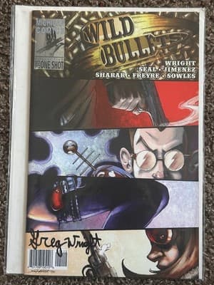 Wild Bullets Comic Book Indie 2015 Michigan Comics One Shot Signed Greg Wright - Image 1