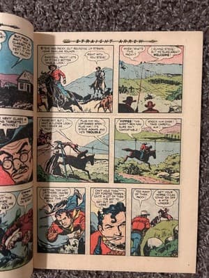 Magazine Enterprises Straight Arrow #18 Oct 1951 10c Western Golden Age Comic - Thumbnail 6