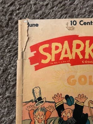 Sparkler Comics No 56 June 10 Cents Vintage Collectible Cover Art Good Reader - Thumbnail 2