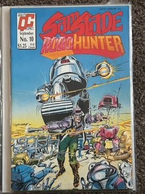 Quality Comics Sam Slade Robo Hunter No 10 Comic Book September 1.25 70p UK - Image 1