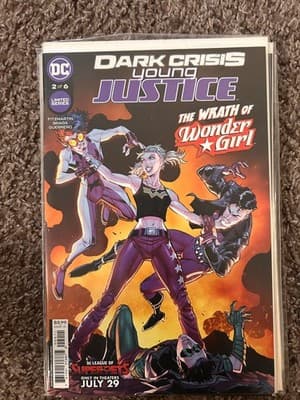 DC Comics Dark Crisis Young Justice 2 of 6 The Wrath of Wonder Girl Comic 2023 - Image 1