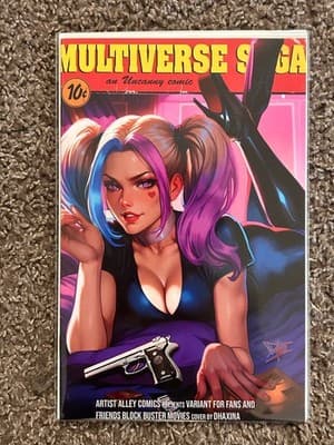 Artist Alley Comics Multiverse Saga Variant Comic Dhaxina Cover New Sealed - Image 1