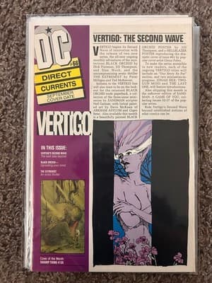DC Vertigo Direct Currents #66 Promo Poster September Cover Date Promo Art - Image 1