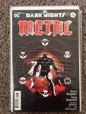 DC Comic Book Dark Nights Metal #1 Batman Scott Snyder Greg Capullo 2017 Bagged - Image 1