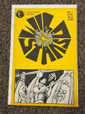 Wild Stars No 1 Collectors Edition Comic Book Yellow Cover Illustrated Sci-Fi - Image 1