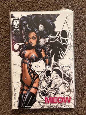 Miss MEOW #1 Comic Book Variant Cover 1st Issue Adult Art New Sealed Mint NM - Image 1