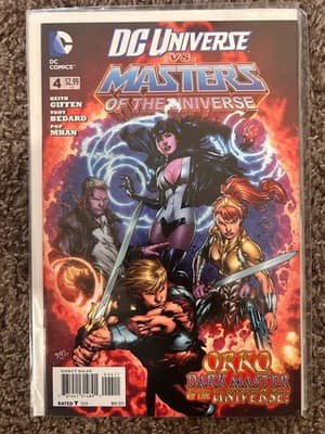 DC Universe vs Masters of the Universe #4 2014 DC Comics Direct Sales Orko Cover - Image 1