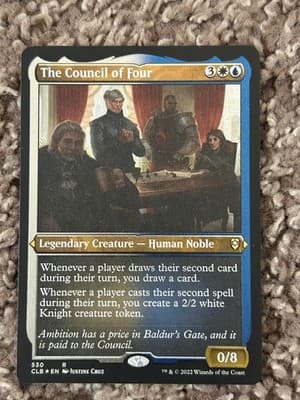 Magic The Gathering The Council of Four CLB 530 R 2022 Rare MTG Card Legendary - Image 1