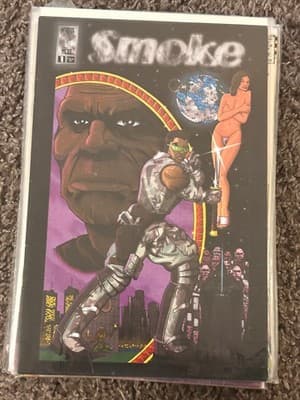 Smoke #1 Comic Book Mature Adult Nude Cover SciFi Single Issue Underground Indie - Image 1