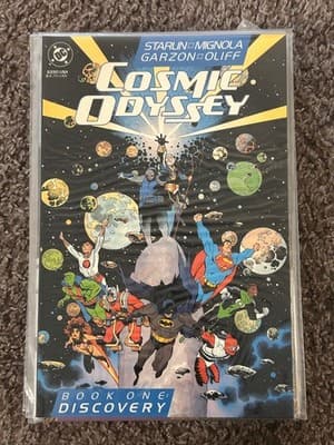 DC Comics Cosmic Odyssey Book One Discovery Starlin Mignola Comic Bagged - Image 1