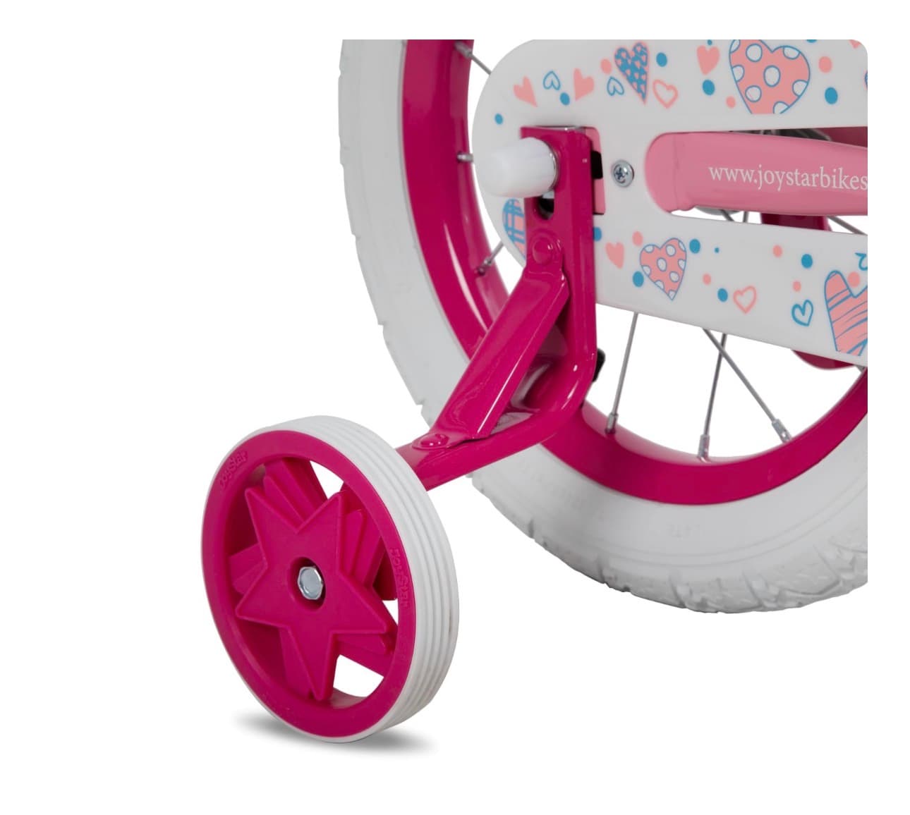 Joystar Kids Bike 14-Inch with Training Wheels and Basket - Thumbnail 12