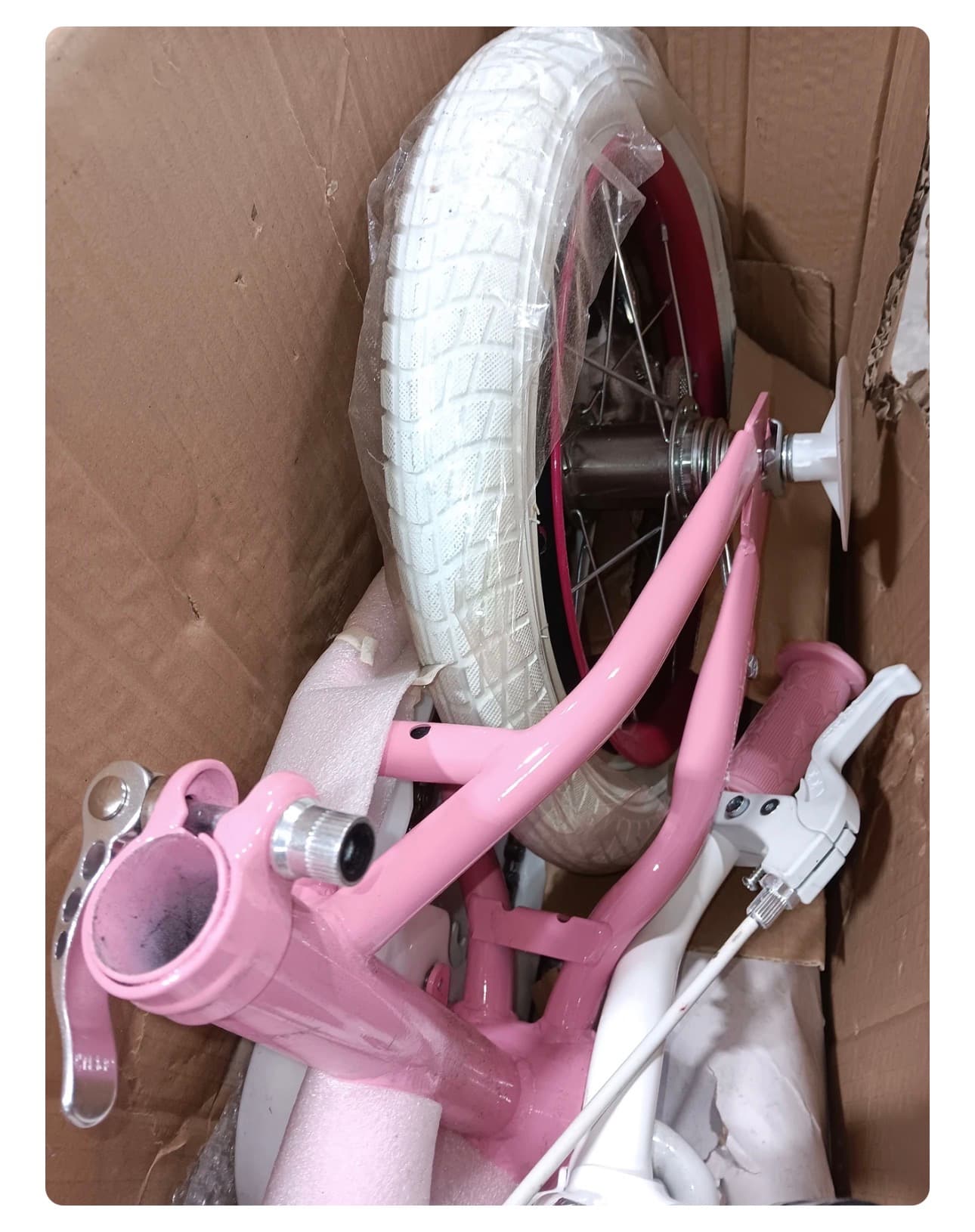 Joystar Kids Bike 14-Inch with Training Wheels and Basket - Thumbnail 5