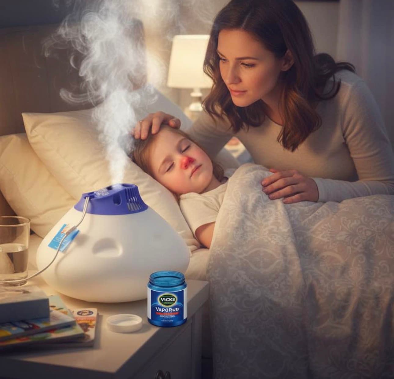 Vicks Warm Steam Vaporizer with Auto Shut-Off and Night-Light - Thumbnail 4