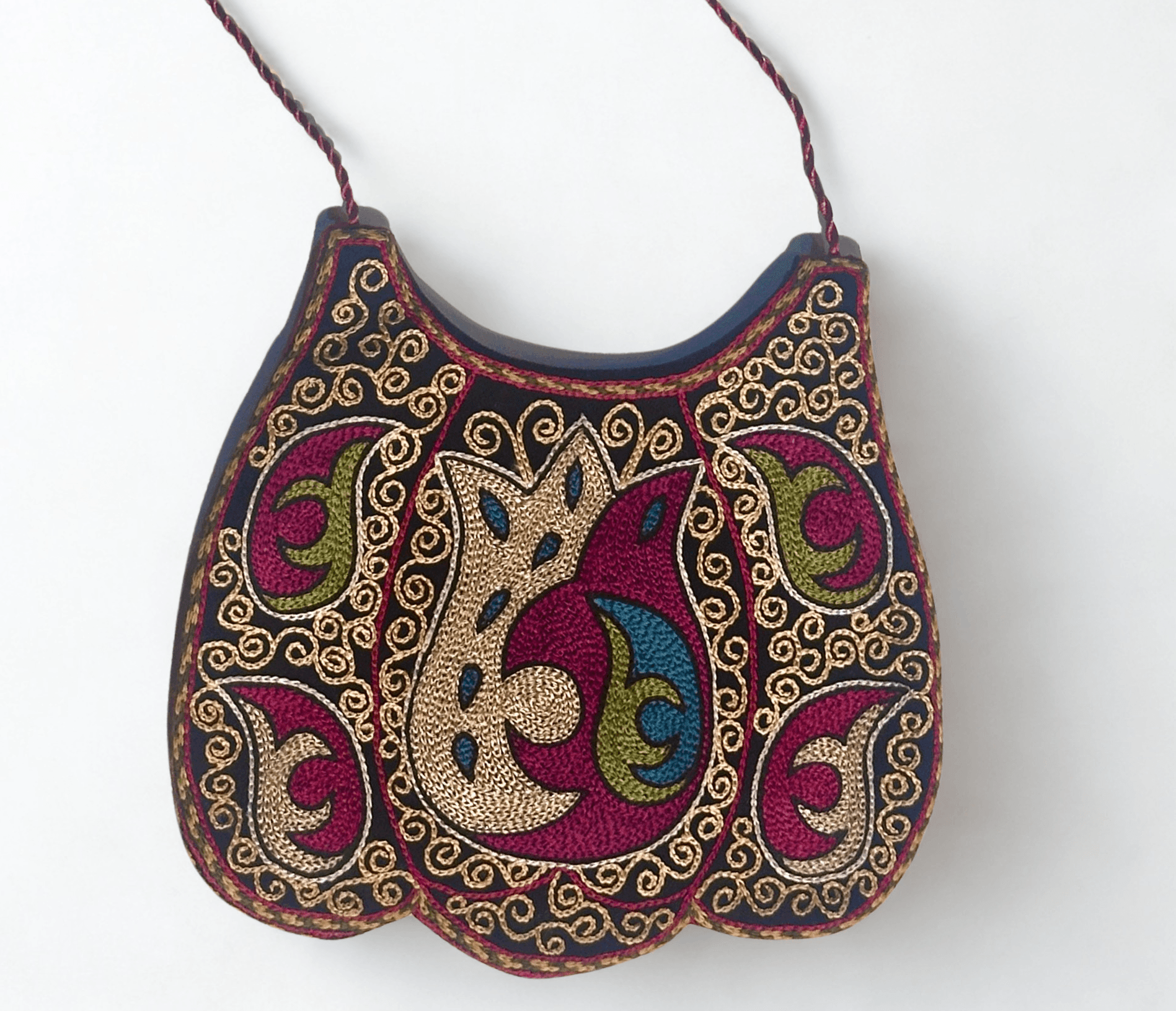 Vintage Uzbekistan Suzani Embroidered Bag