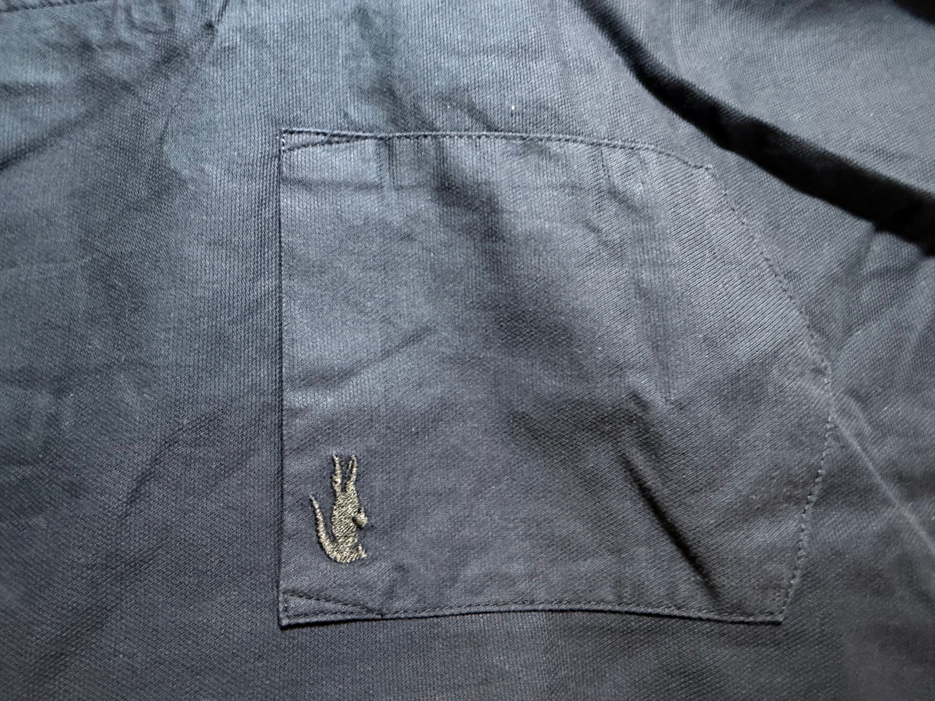 Lacoste Regular Fit Navy Long Sleeve Shirt Size 16 - Thumbnail 5