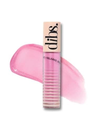 DIBS Beauty Go to Glossy Balm Lip Gloss Topper, 0.20 Ounce (Rock Candy) - Image 1