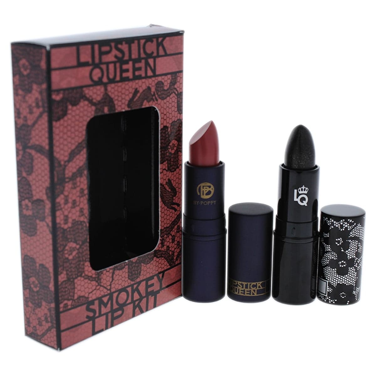 Lipstick Queen Smokey Lip Kit 2 Pc Kit 0.12oz Black Lace Rabbit  0.12oz Bright Natural Sinner - Thumbnail 4