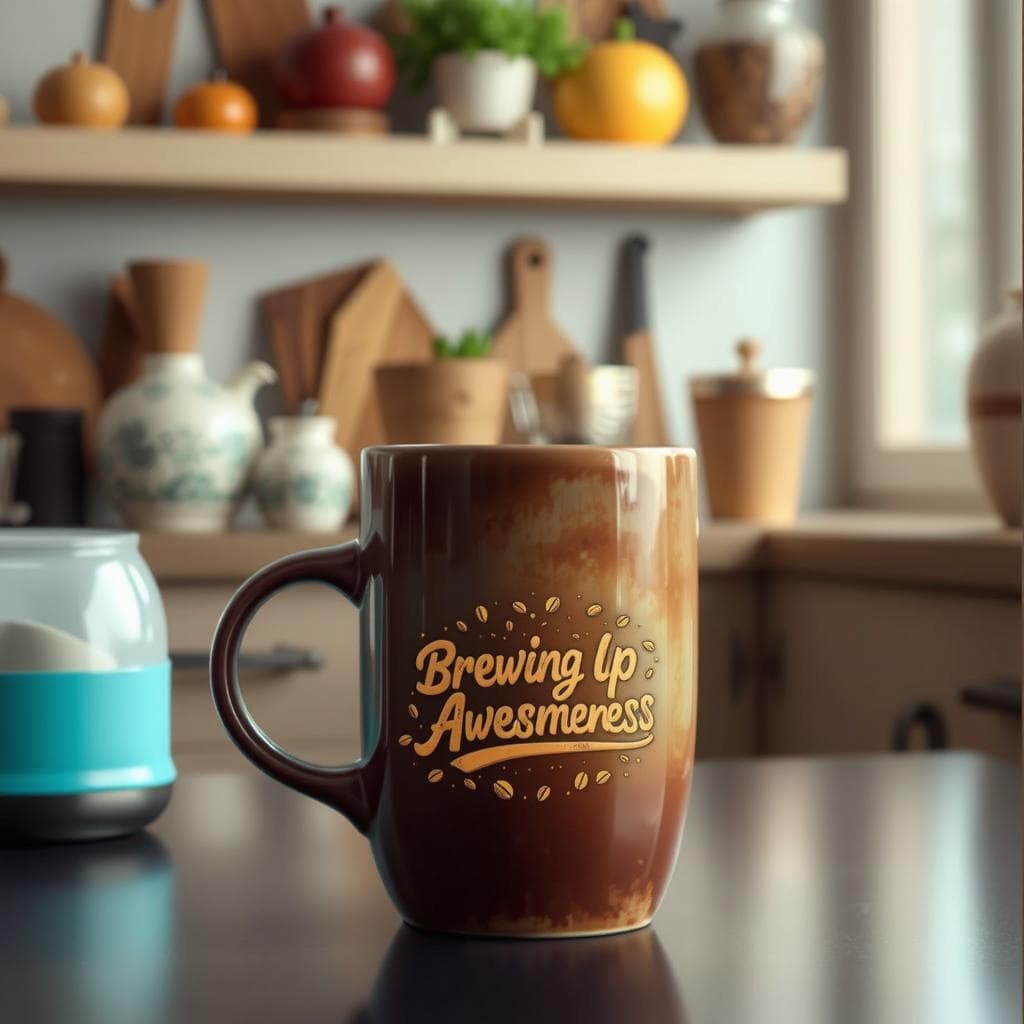 Brewing up Awesomeness Coffey Mug - Thumbnail 7