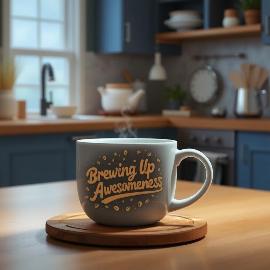 Brewing up Awesomeness Coffey Mug - Thumbnail 6