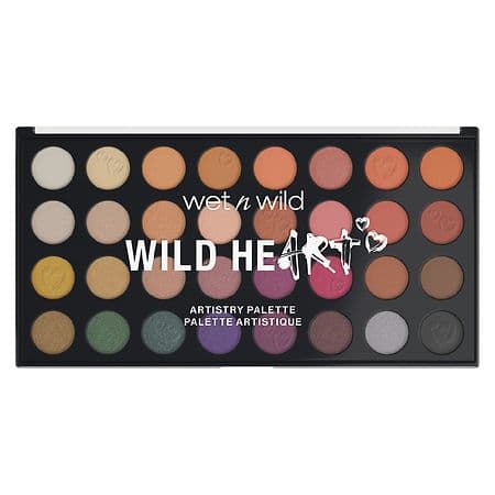 Wet N Wild Artistry Eyeshadow Makeup Palette Wild Heart  32-Piece Makeup Set  Highly-Pigmented Matte  Shimmer  Metallic Finishes  Long Lasting  Blenda - Thumbnail 2