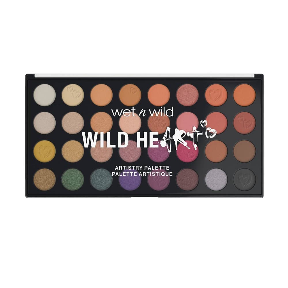 Wet N Wild Artistry Eyeshadow Makeup Palette Wild Heart  32-Piece Makeup Set  Highly-Pigmented Matte  Shimmer  Metallic Finishes  Long Lasting  Blenda - Thumbnail 4