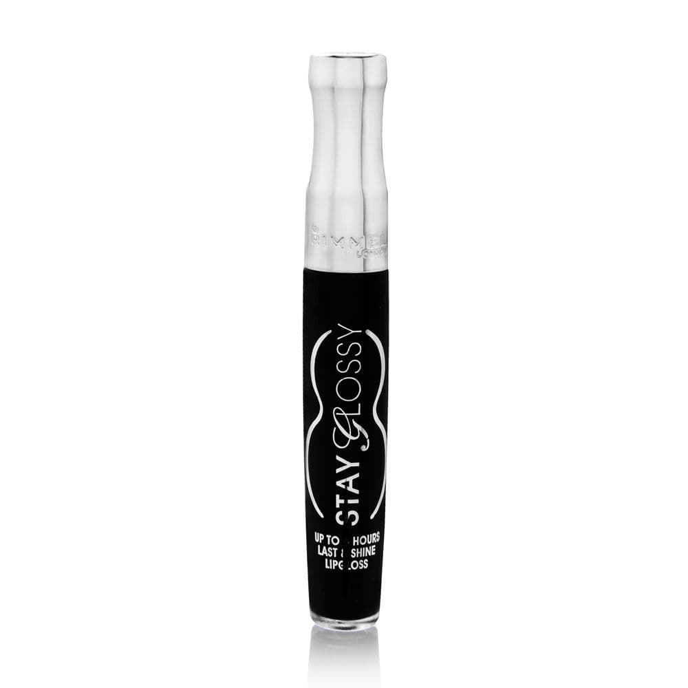 Rimmel Stay Glossy Lipgloss 480 Black Diva.18 Fl Oz. - Thumbnail 5