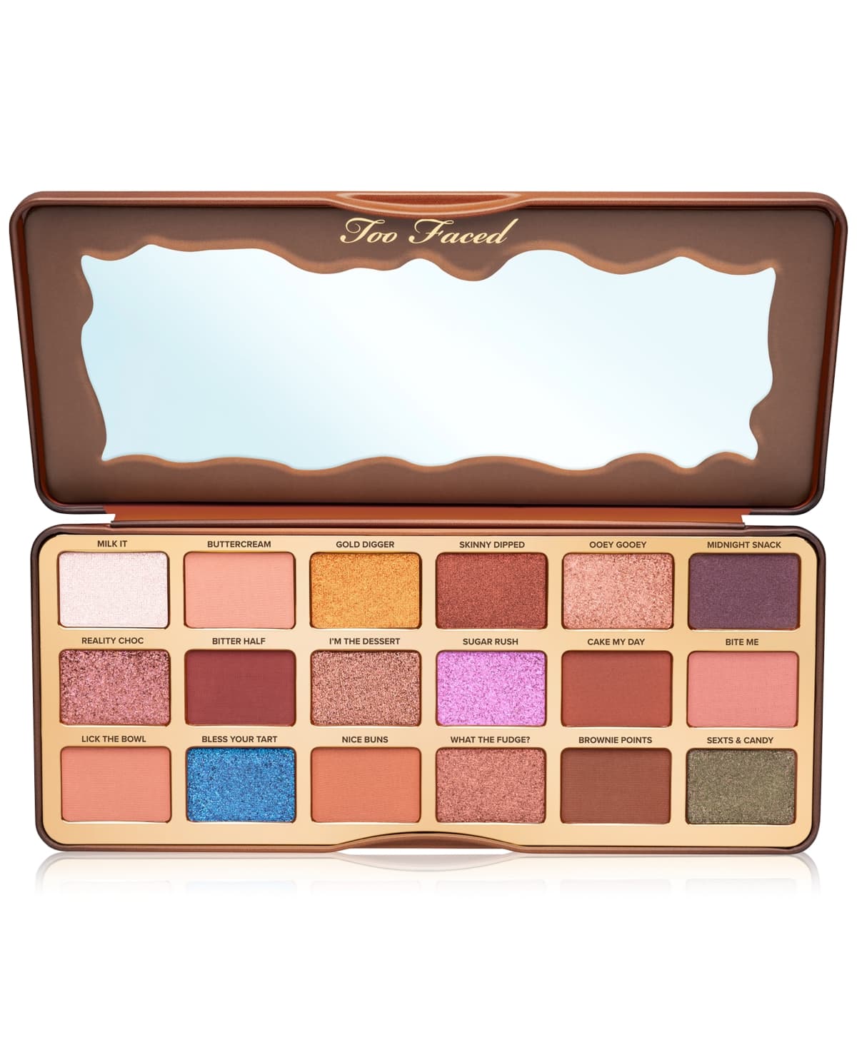 Too Faced Better Than Chocolate Cocoa-Infused Eye Shadow Palette - Chocolate - Thumbnail 4