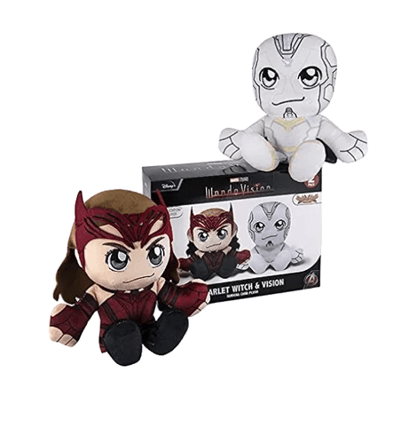 Marvel Studios Wanda Vision Scarlet Witch & Vision Kuricha Chibi Plush Ltd Ed - Image 1