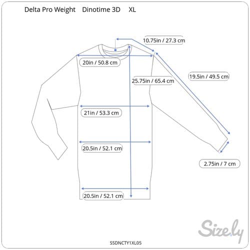 Dino Time 3D Pullover Sweatshirt Ivory (Youth XL) - Thumbnail 4