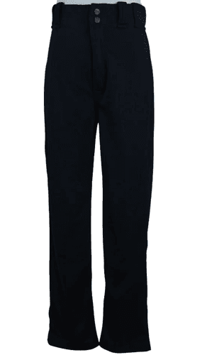 Rawlings Mens Semi relaxed Black Large Full Length Baseball Pants (New) - Thumbnail 2