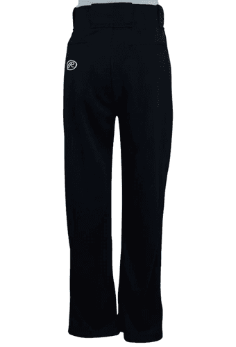 Rawlings Mens Semi relaxed Black Large Full Length Baseball Pants (New) - Thumbnail 5