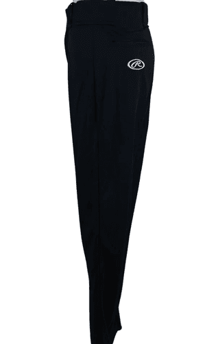 Rawlings Mens Semi relaxed Black Large Full Length Baseball Pants (New) - Thumbnail 3