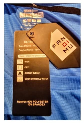 Fandimu Mens 3XL Performance Athletic T-Shirt Bright Orange Yellow Blue 3 shirts - Thumbnail 4