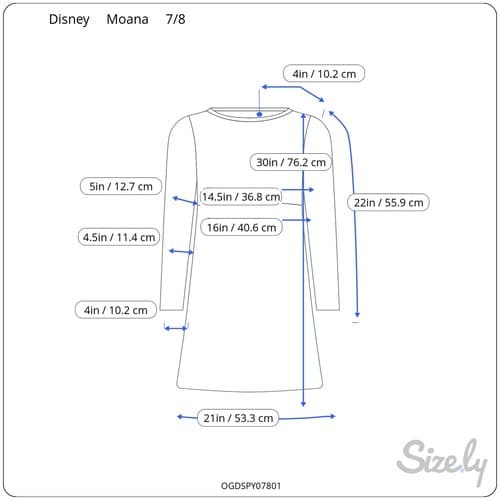 Disney Moana Find Your Own Way Nightgown - Thumbnail 5