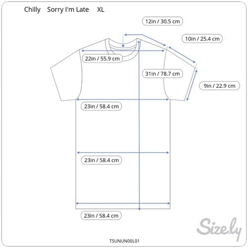 Funny Graphic Tee "Sorry I'm Late... I Didn't Want to Come." (Size XL) - Thumbnail 5