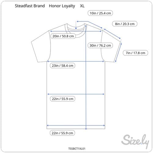 Steadfast Brand Honor Loyalty Ink is Thicker Than Blood Black T-Shirt – XL - Thumbnail 4