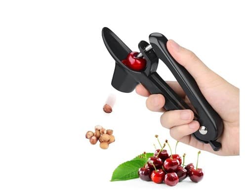 Veleka Cherry/Olive Pitter Tool with Lock Cherry Stoner Pitter Core Remover - Image 1