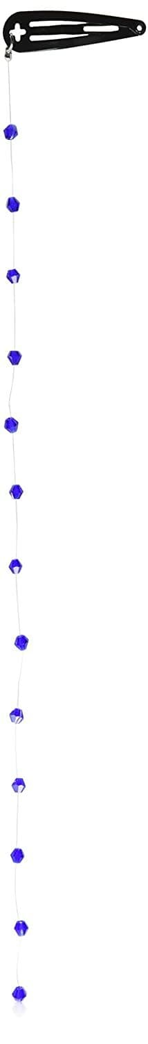 Mia Clip n Crystals Blue Sapphire Sparkly Beautiful Hair Clip - Thumbnail 2