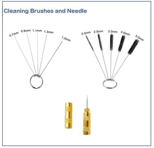 Airbrush Matte Glass Cleaning Pot Kit With Holder - Thumbnail 5